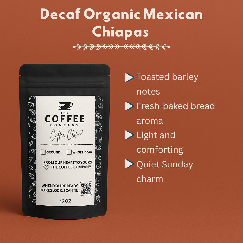 Decaf Organic Mexican Chiapas Coffee